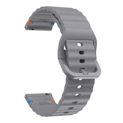 Valente Silicone 22mm Sport Strap Compatible with Noise Twist, Halo 2, Pulse 2 Pro, Macro, Fire-Boltt Phoenix Pro, Ninja Call Pro Max, Boult Trail Smart Watch