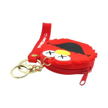 Valente Universal Cute Cartoon Silicone Zipper Coin Purse Pouch For Kids & Girls.