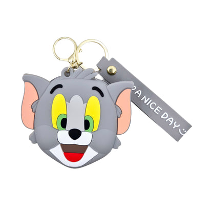 Valente Universal Cute Cartoon Silicone Zipper Coin Purse Pouch For Kids & Girls.