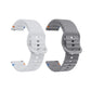 Valente Silicone 22mm Sport Strap Compatible with Noise Twist, Halo 2, Pulse 2 Pro, Macro, Fire-Boltt Phoenix Pro, Ninja Call Pro Max, Boult Trail Smart Watch (Pack of 2)