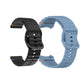 Valente Silicone 22mm Sport Strap Compatible with Noise Twist, Halo 2, Pulse 2 Pro, Macro, Fire-Boltt Phoenix Pro, Ninja Call Pro Max, Boult Trail Smart Watch (Pack of 2)