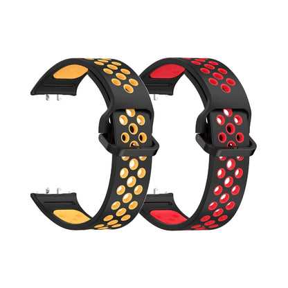 Valente Breathable Silicone Sport Strap for Samsung Galaxy Fit 3 – Comfort and Durability Combined (Pack of 2)