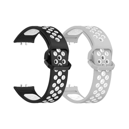 Valente Breathable Silicone Sport Strap for Samsung Galaxy Fit 3 – Comfort and Durability Combined (Pack of 2)