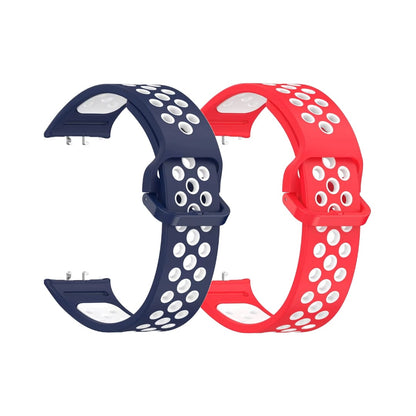 Valente Breathable Silicone Sport Strap for Samsung Galaxy Fit 3 – Comfort and Durability Combined (Pack of 2)