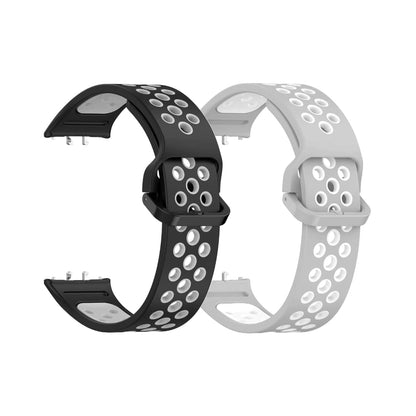 Valente Breathable Silicone Sport Strap for Samsung Galaxy Fit 3 – Comfort and Durability Combined (Pack of 2)