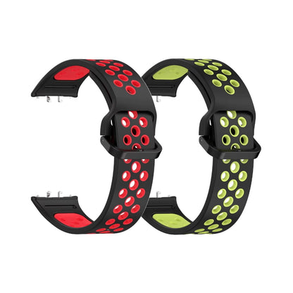 Valente Breathable Silicone Sport Strap for Samsung Galaxy Fit 3 – Comfort and Durability Combined (Pack of 2)