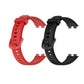 Valente Soft Silicone Sport Strap Compatible with Huawei Band 8 / Band 9 – Comfortable & Adjustable Replacement Wristband (Pack of 2)