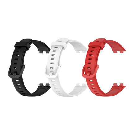 Valente Soft Silicone Sport Strap Compatible with Huawei Band 8 / Band 9 – Comfortable & Adjustable Replacement Wristband (Pack of 3)