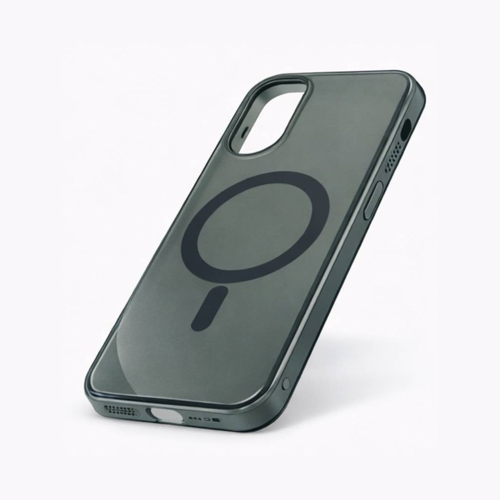 Valente Magnetic Case Compatible with iPhone 17 | Slim Transparent Back Cover with Strong Magnetic Ring | Shockproof Protective Phone Case