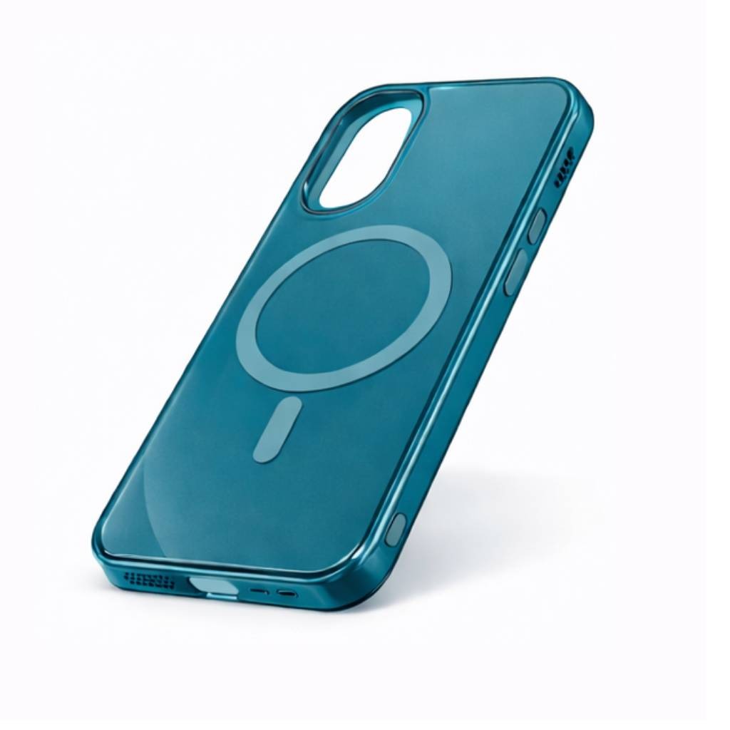 Valente Magnetic Case Compatible with iPhone 17 | Slim Transparent Back Cover with Strong Magnetic Ring | Shockproof Protective Phone Case