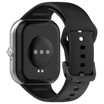 Valente Silicone Strap Compatible with Redmi Watch Move | Soft Replacement Watch Band | Adjustable Sport Wrist Band with Secure Buckle (pack of 2)