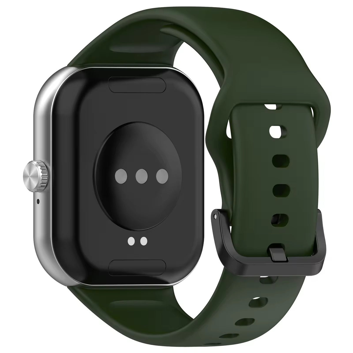 Valente Silicone Strap Compatible with Redmi Watch Move | Soft Replacement Watch Band | Adjustable Sport Wrist Band with Secure Buckle (pack of 3)