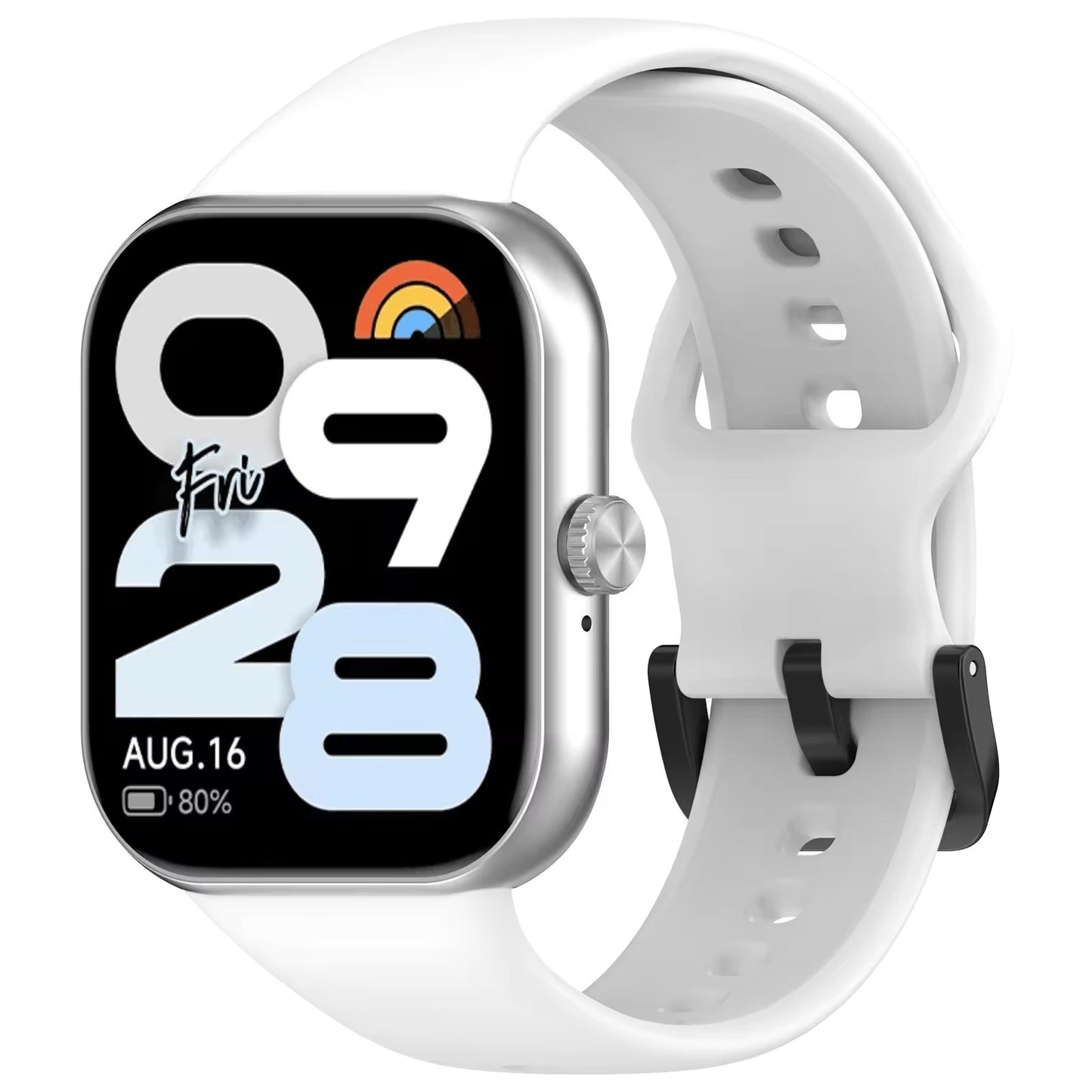 Valente Silicone Strap Compatible with Redmi Watch Move | Soft Replacement Watch Band | Adjustable Sport Wrist Band with Secure Buckle (pack of 2)