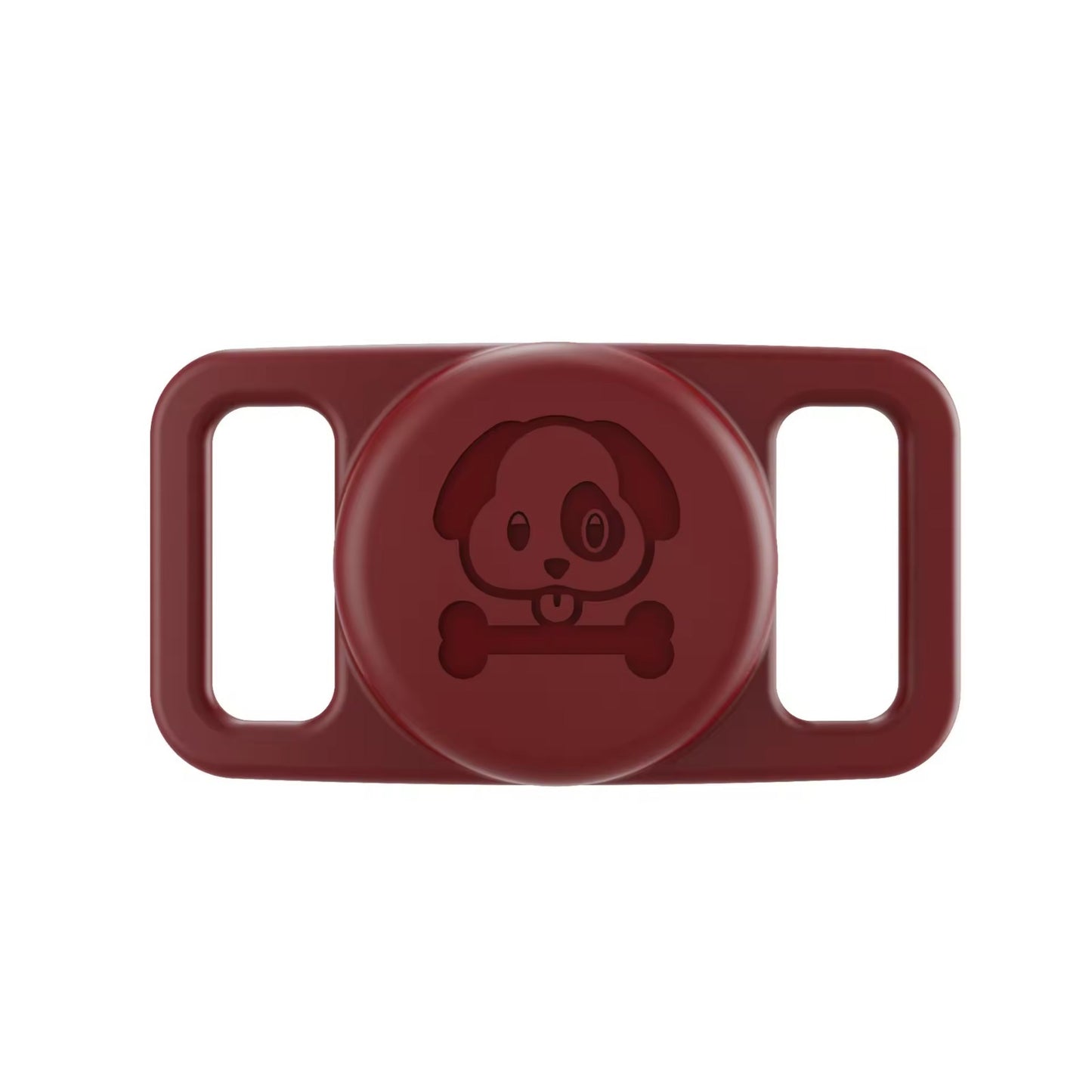Valente AirTag Dog Collar Holder (Silicone) – Valente Secure Pet Tracker Case | Fits Most Collars | Anti-Rattle Protector for Dogs & Cats (pack of 2)