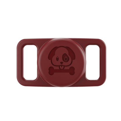 Valente AirTag Dog Collar Holder (Silicone) – Valente Secure Pet Tracker Case | Fits Most Collars | Anti-Rattle Protector for Dogs & Cats (pack of 2)