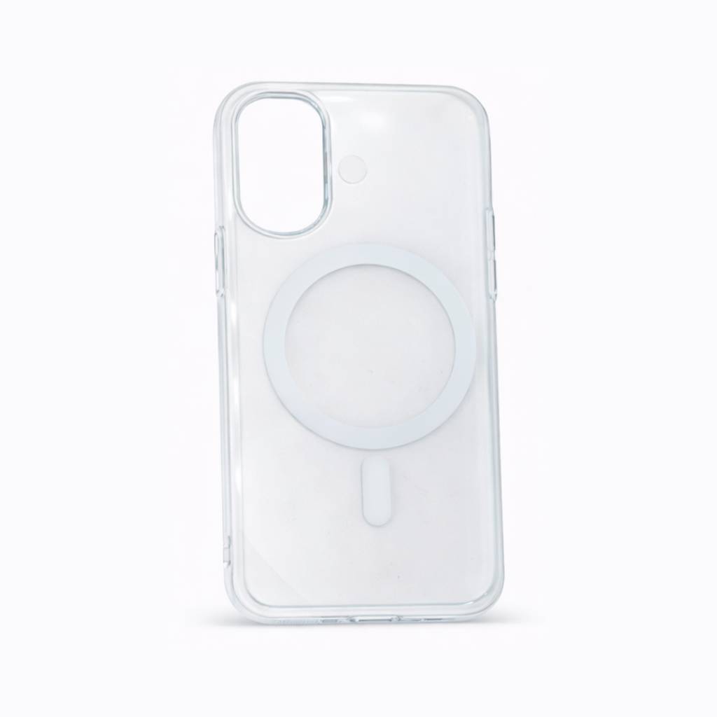 Valente Magnetic Case Compatible with iPhone 17 | Slim Transparent Back Cover with Strong Magnetic Ring | Shockproof Protective Phone Case