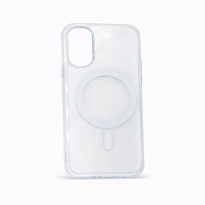 Valente Magnetic Case Compatible with iPhone 17 | Slim Transparent Back Cover with Strong Magnetic Ring | Shockproof Protective Phone Case
