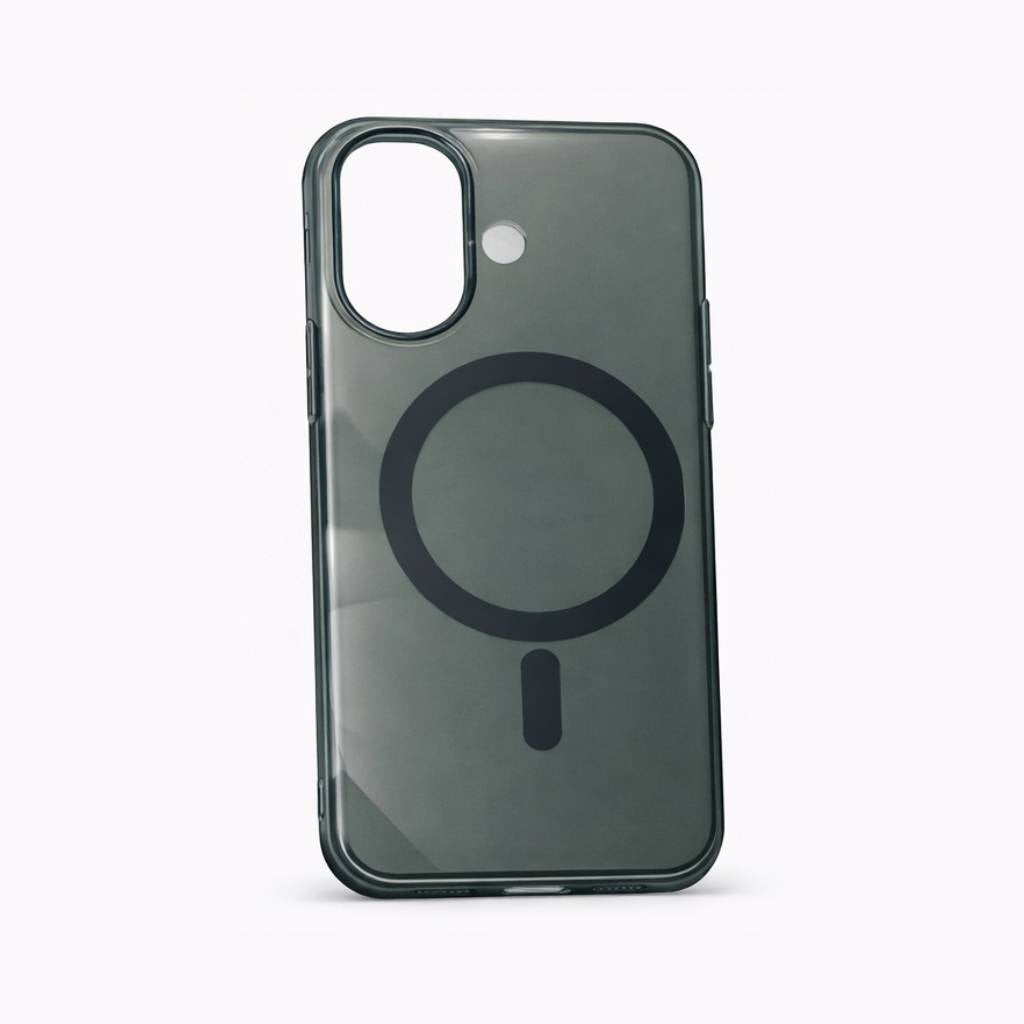 Valente Magnetic Case Compatible with iPhone 17 | Slim Transparent Back Cover with Strong Magnetic Ring | Shockproof Protective Phone Case