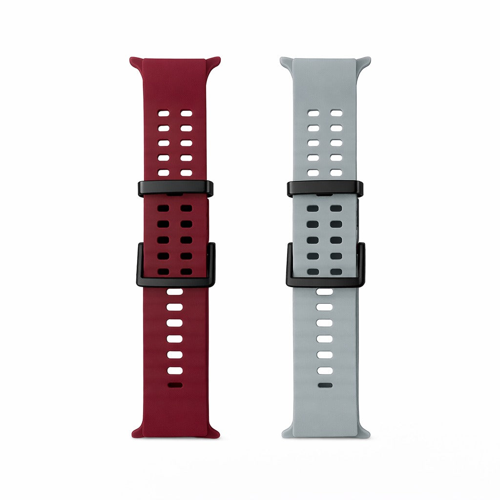 Valente Breathable Sport Bands for Samsung Galaxy Watch Ultra - Lightweight, Durable Design (Pack of 2)