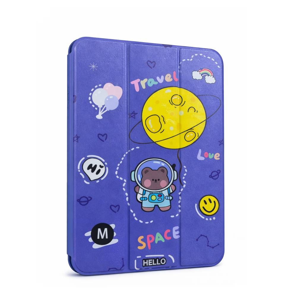 Valente Cartoon Smart Flip Case Compatible with iPad 10.9 (2022/A16) | Protective Stand Cover with Auto Sleep/Wake | Shockproof Tablet Case