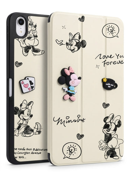 Valente Cartoon Smart Flip Case Compatible with iPad 10.9 (2022/A16) | Protective Stand Cover with Auto Sleep/Wake | Shockproof Tablet Case