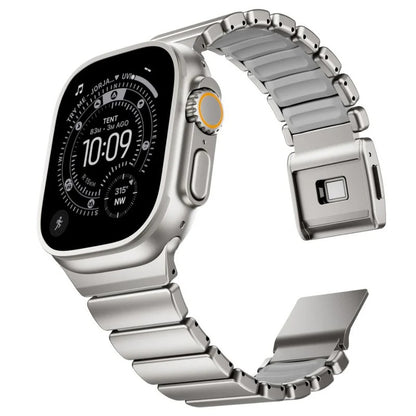 Valente Metal Strap Compatible with Apple Watch Series 8/7/6/5/SE/Ultra/Ultra 2 (42mm/44mm/45mm/49mm) | Premium Stainless Steel Watch Band with Adjustable Links