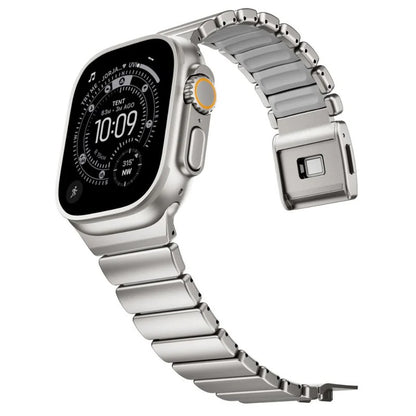 Valente Metal Strap Compatible with Apple Watch Series 8/7/6/5/SE/Ultra/Ultra 2 (42mm/44mm/45mm/49mm) | Premium Stainless Steel Watch Band with Adjustable Links