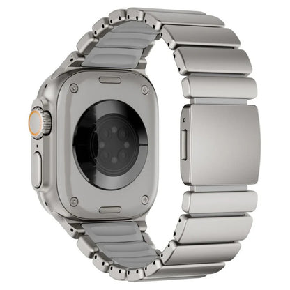 Valente Metal Strap Compatible with Apple Watch Series 8/7/6/5/SE/Ultra/Ultra 2 (42mm/44mm/45mm/49mm) | Premium Stainless Steel Watch Band with Adjustable Links