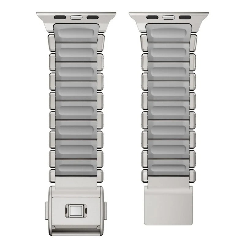 Valente Metal Strap Compatible with Apple Watch Series 8/7/6/5/SE/Ultra/Ultra 2 (42mm/44mm/45mm/49mm) | Premium Stainless Steel Watch Band with Adjustable Links