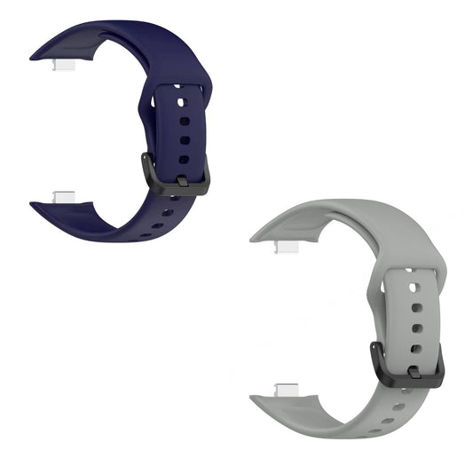 Valente Redmi Watch Move strap pack of 2 blue and grey combination pair