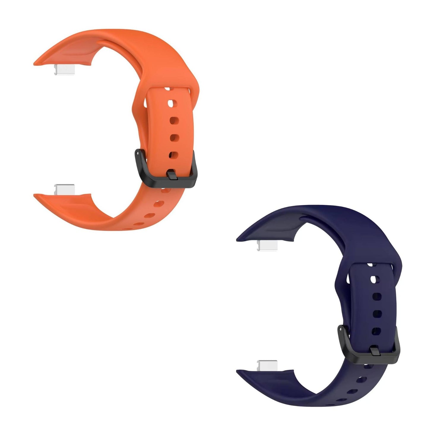 Valente Silicone Strap Compatible with Redmi Watch Move | Soft Replacement Watch Band | Adjustable Sport Wrist Band with Secure Buckle (pack of 2)