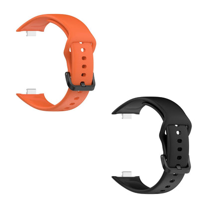 Valente Silicone Strap Compatible with Redmi Watch Move | Soft Replacement Watch Band | Adjustable Sport Wrist Band with Secure Buckle (pack of 2)
