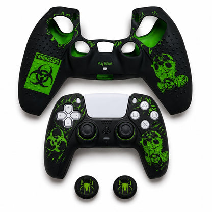 Valente Silicone Protector Case Compatible with PS5 Controller | Anti-Slip Shockproof Grip Cover | Gaming Controller Protective Skin