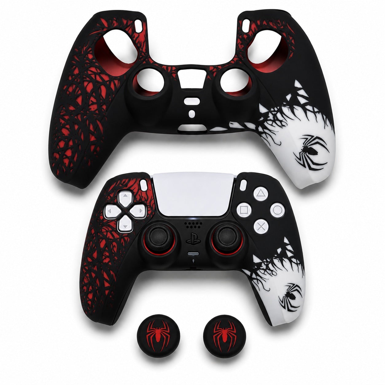 Valente Silicone Protector Case Compatible with PS5 Controller | Anti-Slip Shockproof Grip Cover | Gaming Controller Protective Skin