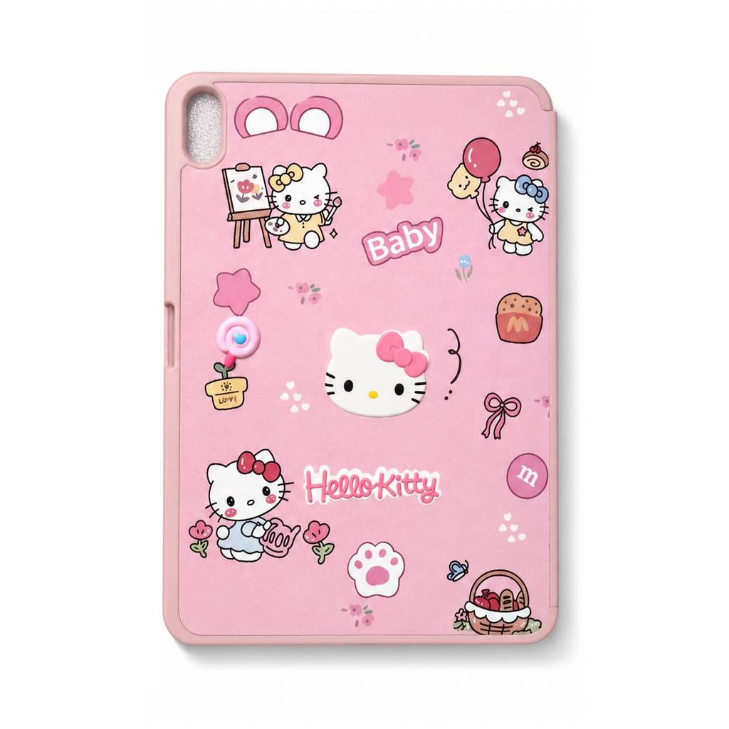 Valente Cartoon Smart Flip Case Compatible with iPad 10.9 (2022/A16) | Protective Stand Cover with Auto Sleep/Wake | Shockproof Tablet Case
