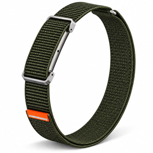 Valente Woven Nylon Armband Compatible with Fitbit Air, Adjustable Breathable Fitness Tracker Wrist Band, Lightweight Soft Sports Strap with Secure Buckle for Daily Wear, Exercise, Running & Travel
