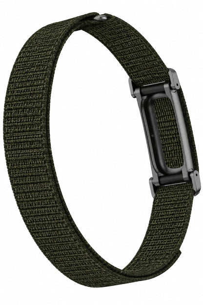 Valente Woven Nylon Armband Compatible with Fitbit Air, Adjustable Breathable Fitness Tracker Wrist Band, Lightweight Soft Sports Strap with Secure Buckle for Daily Wear, Exercise, Running & Travel