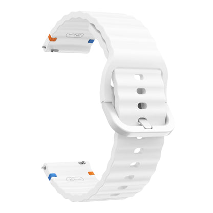 Valente Silicone 22mm Sport Strap Compatible with Noise Twist, Halo 2, Pulse 2 Pro, Macro, Fire-Boltt Phoenix Pro, Ninja Call Pro Max, Boult Trail Smart Watch