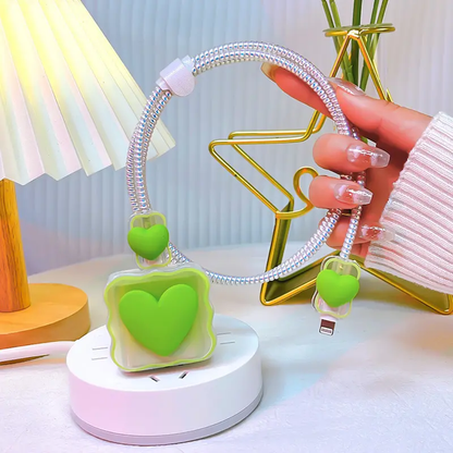 Valente 3D Cartoon Protective Case For Apple 18W/20W Charger with Cable protector