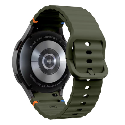 Valente Silicone 22mm Sport Strap Compatible with Noise Twist, Halo 2, Pulse 2 Pro, Macro, Fire-Boltt Phoenix Pro, Ninja Call Pro Max, Boult Trail Smart Watch