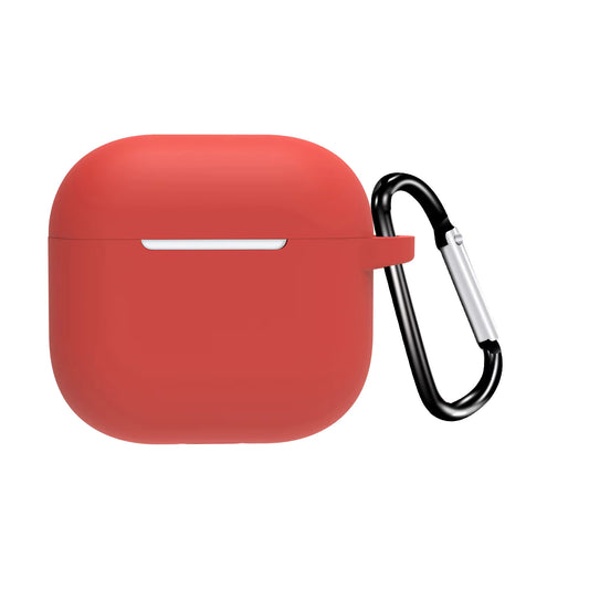 Valente Silicone Protective Case Compatible with AirPods 4 - Durable, Non-Slip Cover with Carabiner