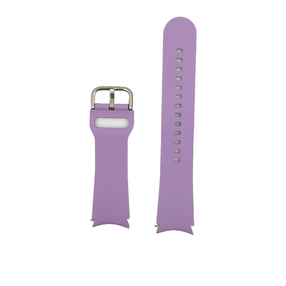 Valente Premium Silicone 20mm Buckle Watch Strap Compatible with Galaxy Watch 4/5/6