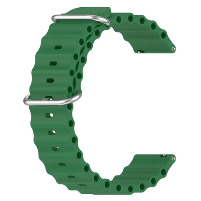 Valente 22mm Ocean Loop Watch Strap for Noise halo, Colorfit Pro 3,Colorfit Ultra,Oneplus Watch,Fossil Gen 5E 44mm, Gen 5(44mm),firebolt Invincible Plus, Legacy,cobra,Pebble Cosmos Luxe 2.0.