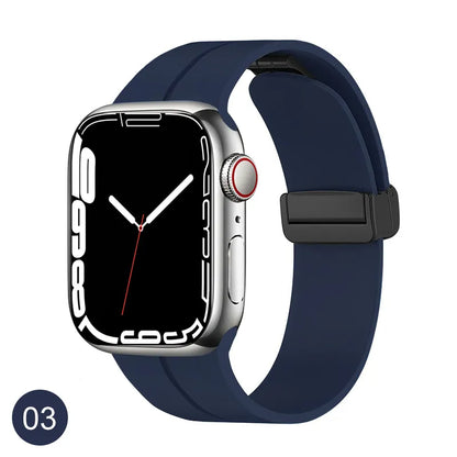 Valente Magnet Buckle Strap For Apple Watch Series 8,7,6,5,SE,Ultra
