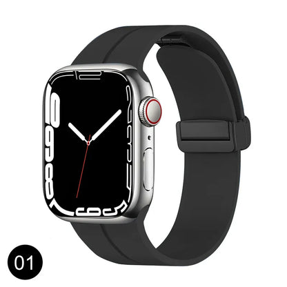 Valente Magnet Buckle Strap For Apple Watch Series 8,7,6,5,SE,Ultra