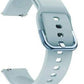 Valente Buckle Silicone 20mm Watch Strap Compatible with Galaxy Watch Active 2 (40mm & 44mm),Active (40mm), Watch 3 (41mm),Boat Vertex,Amazfit Bip,GTR (42mm),GTS,Dizo Watch 2