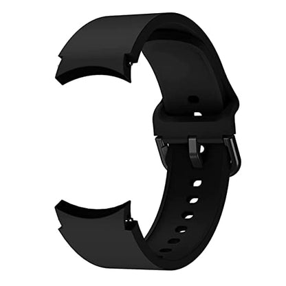 Valente Premium Silicone 20mm Buckle Watch Strap Compatible with Galaxy Watch 4/5/6
