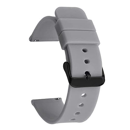 Valente Premium Silicone Buckle 22 mm Watch Strap Compatible with Noise Colorfit Pro 3,Assist,Colorfit Ultra,Oneplus Watch,Fossil Gen 5E 44mm, Gen 5(44mm),Realme Watch 2 Pro.
