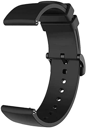 Valente Premium Silicone Buckle 22 mm Watch Strap Compatible with Noise Colorfit Pro 3,Assist,Colorfit Ultra,Oneplus Watch,Fossil Gen 5E 44mm, Gen 5(44mm),Realme Watch 2 Pro.