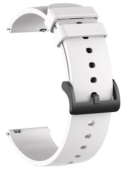 Valente Premium Silicone Buckle 22 mm Watch Strap Compatible with Noise Colorfit Pro 3,Assist,Colorfit Ultra,Oneplus Watch,Fossil Gen 5E 44mm, Gen 5(44mm),Realme Watch 2 Pro.